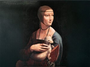 A Dama com Arminho de Leonardo da Vinci A Dama com Arminho de Leonardo da Vinci