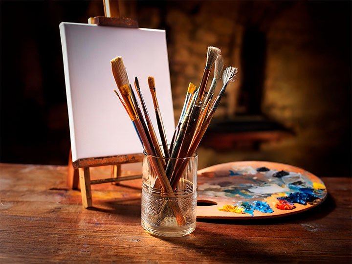 A HISTÓRIA DOS MATERIAIS DE PINTURA: PINCÉIS, TINTAS E TELAS